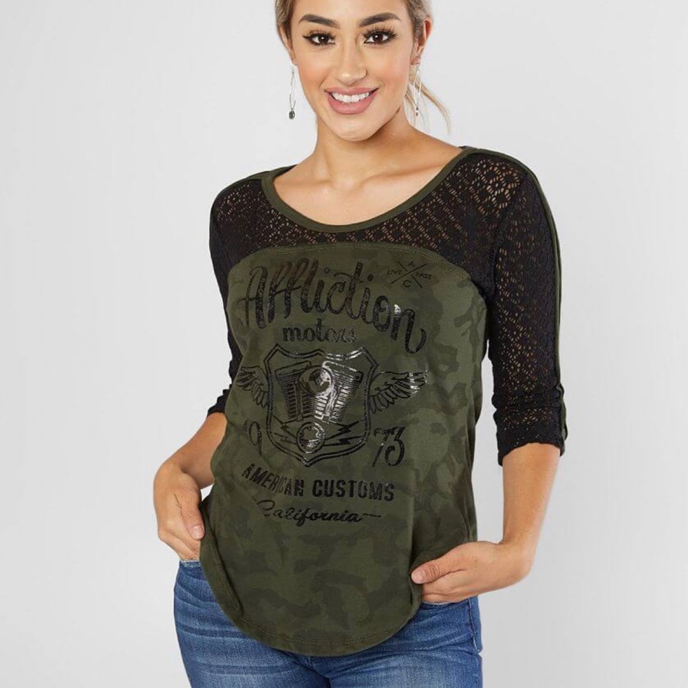 NWOT Affliction top size medium